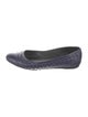 Bottega Veneta Intrecciato Weave Leather Ballet Flats