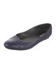 Bottega Veneta Intrecciato Weave Leather Ballet Flats