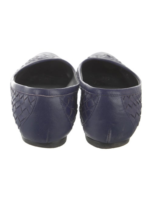 Bottega Veneta Intrecciato Weave Leather Ballet Flats