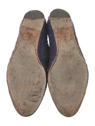 Bottega Veneta Intrecciato Weave Leather Ballet Flats