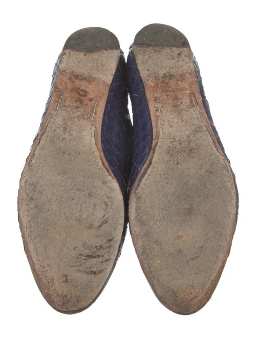 Bottega Veneta Intrecciato Weave Leather Ballet Flats