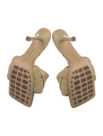 Bottega Veneta Intrecciato Weave Leather Slides