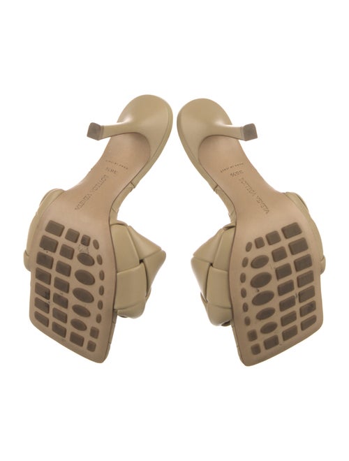 Bottega Veneta Intrecciato Weave Leather Slides