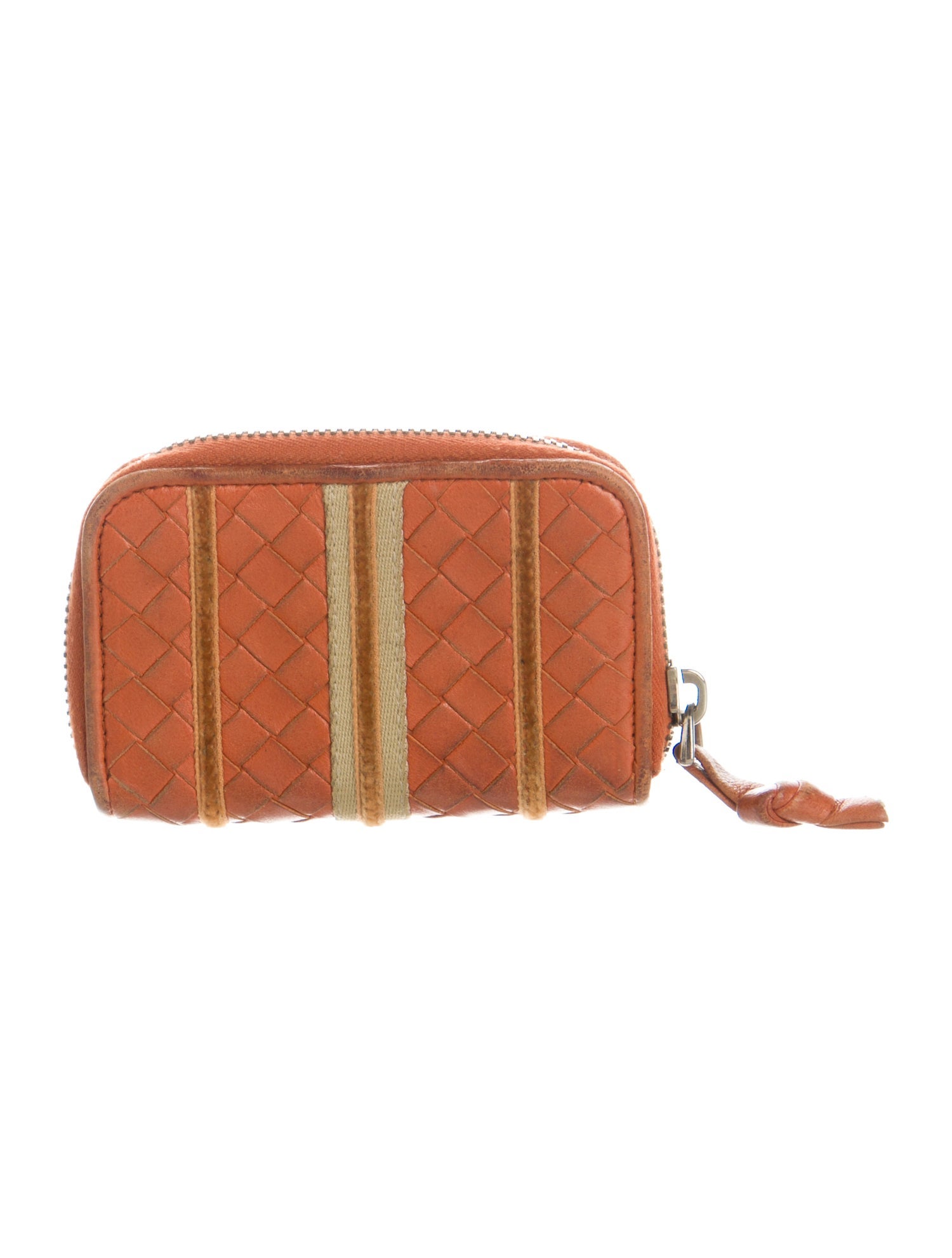 Bottega Veneta Intrecciato Weave Lambskin Coin Pouch