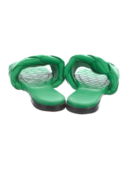 Bottega Veneta Intrecciato Weave Leather Slides