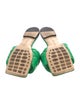 Bottega Veneta Intrecciato Weave Leather Slides