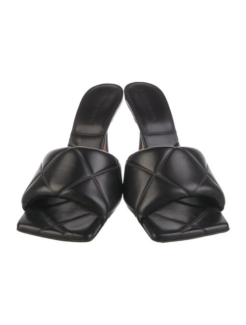 Bottega Veneta Quilted Pattern Leather Slides