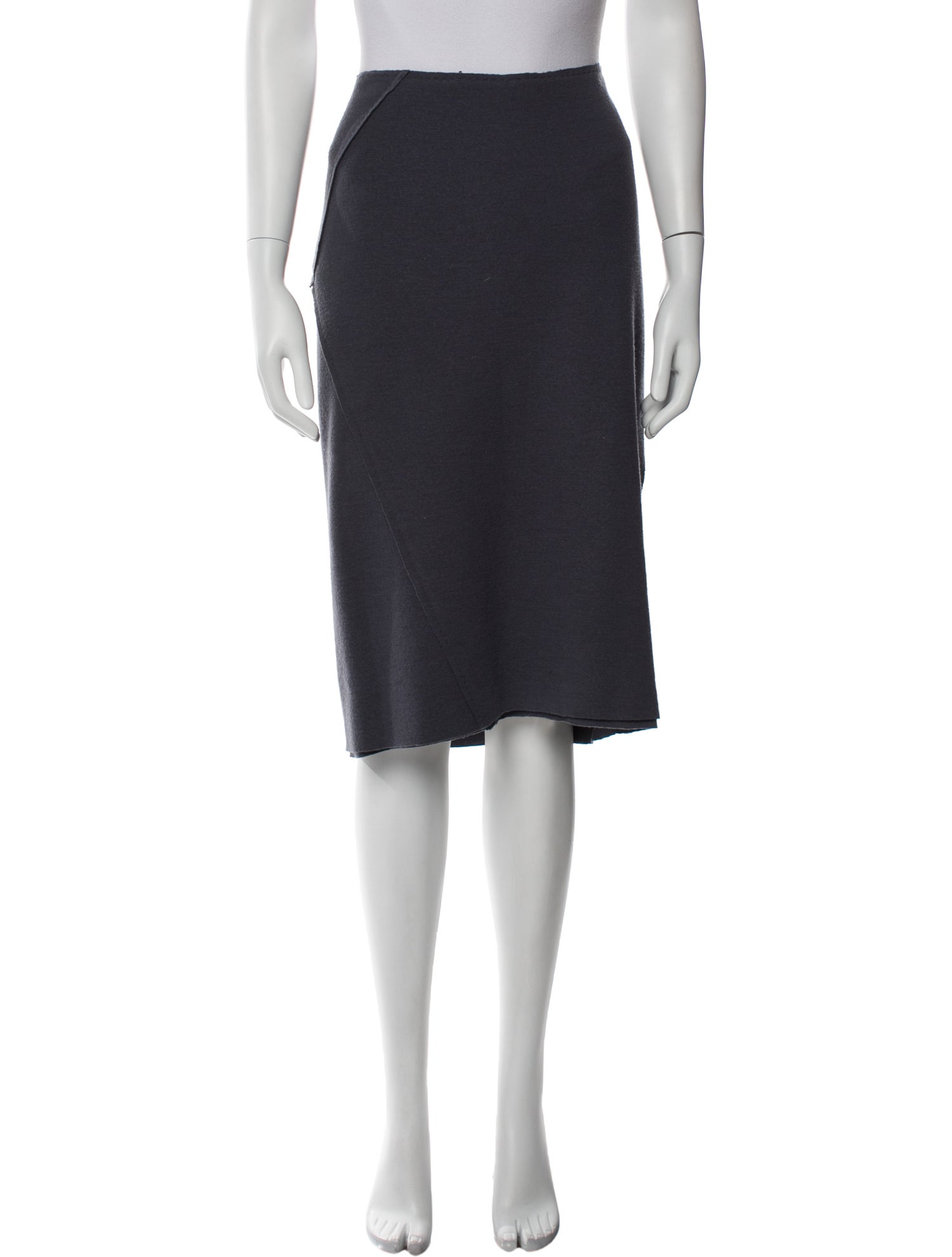 Bottega Veneta Virgin Wool Knee-Length Skirt