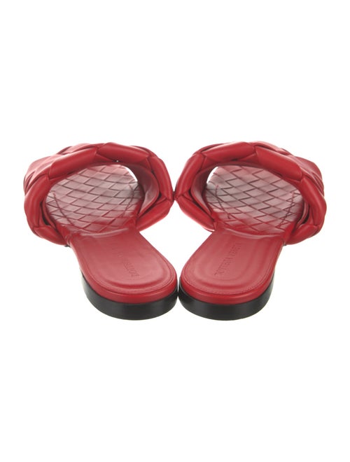 Bottega Veneta Intrecciato Weave Leather Slides
