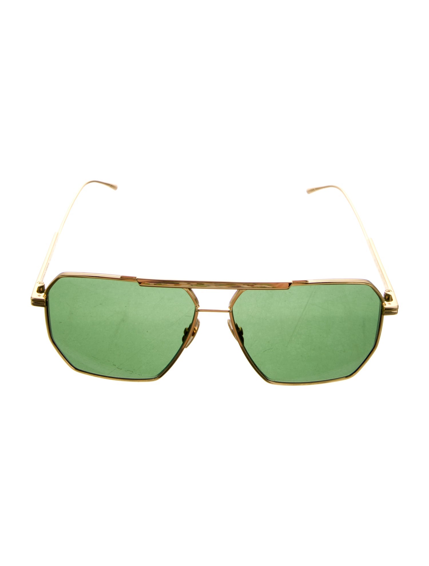 Bottega Veneta Aviator Tinted Sunglasses