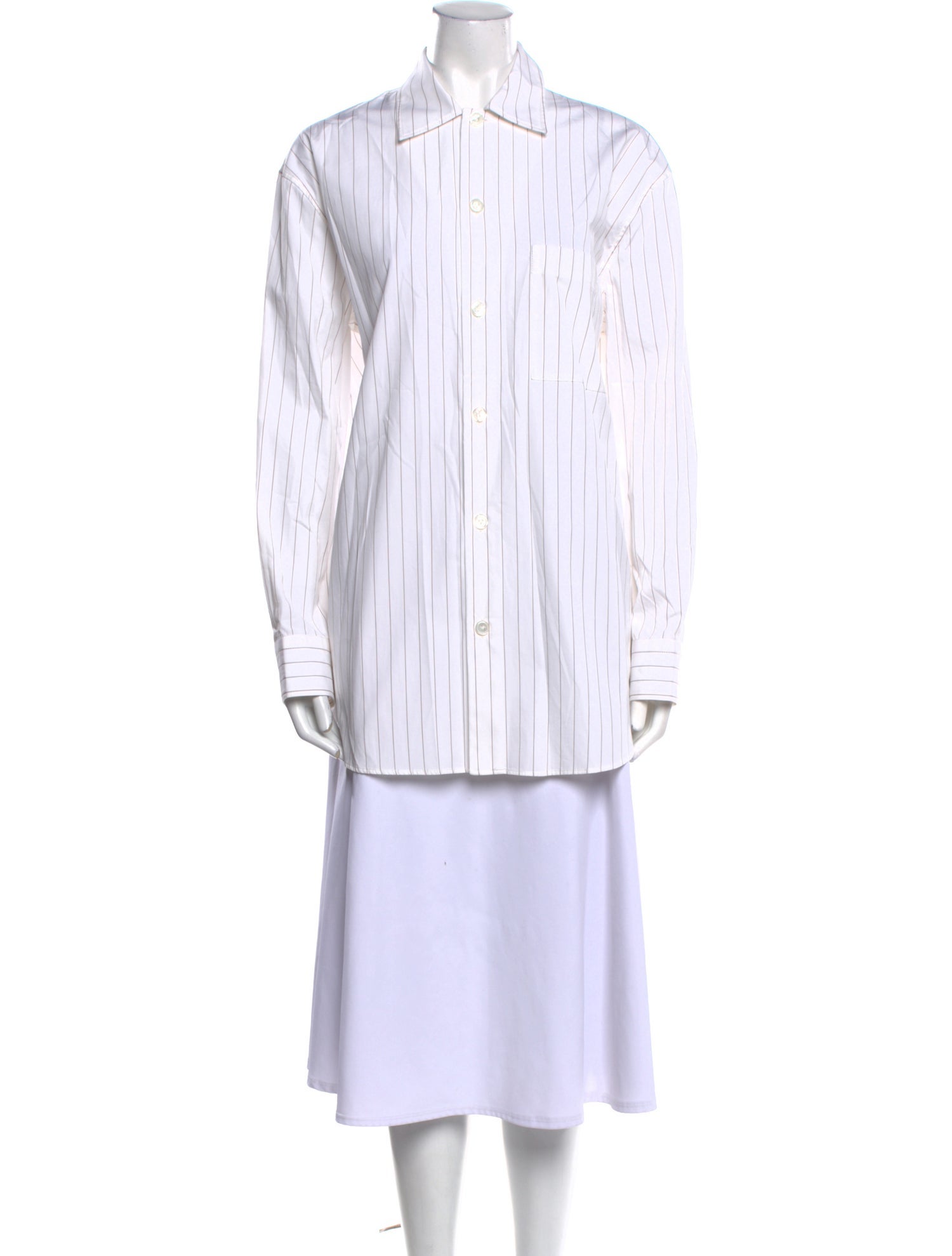 Bottega Veneta Striped Long Sleeve Tunic w/ Tags