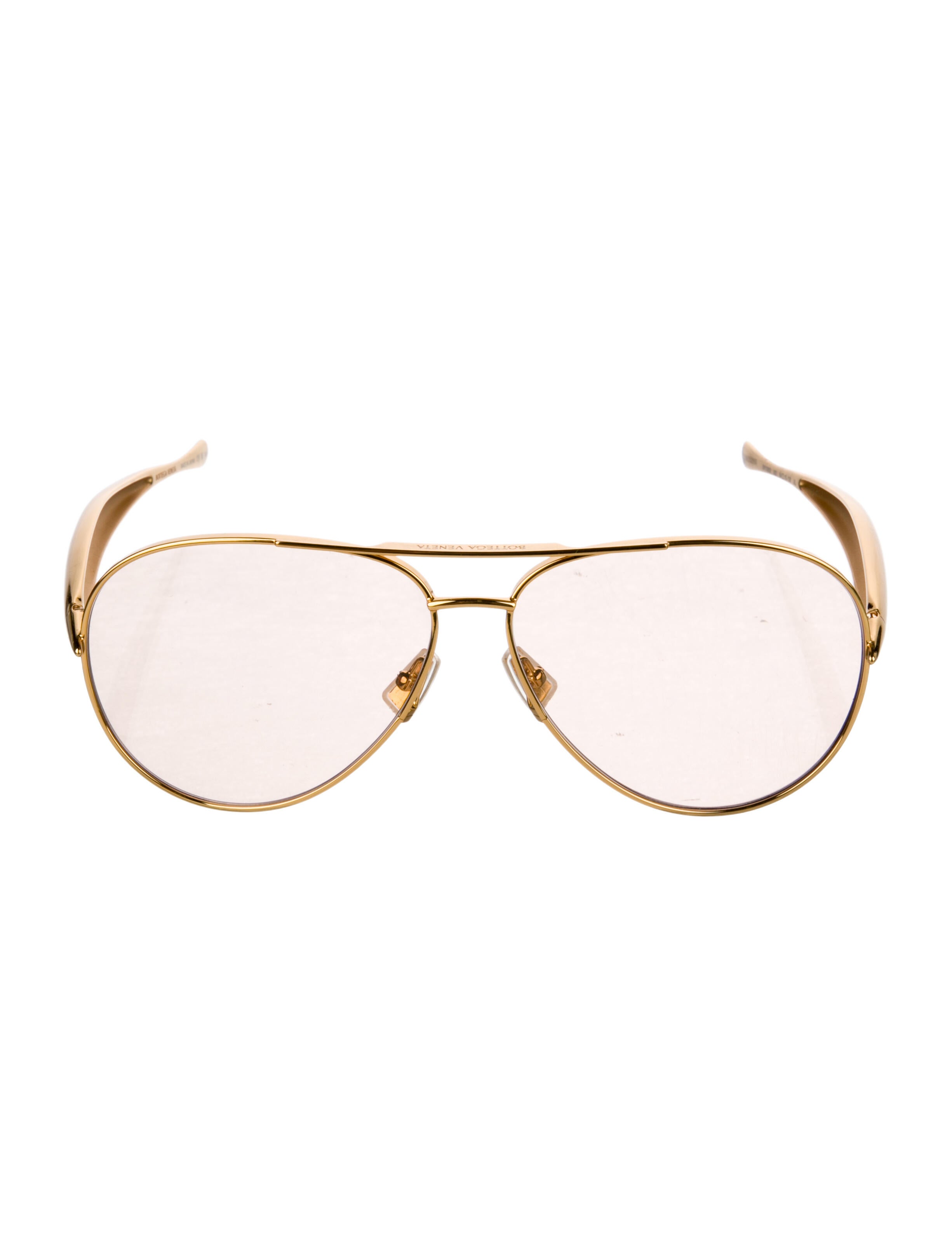 Bottega Veneta Aviator Tinted Sunglasses