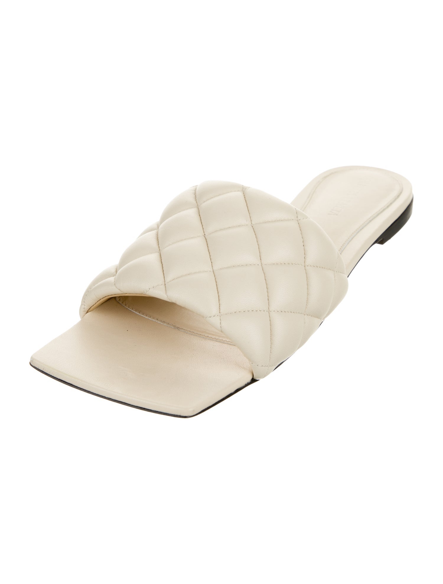 Bottega Veneta Leather Slides