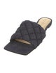 Bottega Veneta Quilted Pattern Denim Slides
