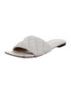 Bottega Veneta Intrecciato Weave Leather Slides