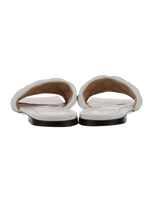Bottega Veneta Intrecciato Weave Leather Slides