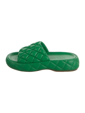 Bottega Veneta Leather Slides