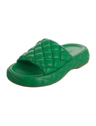 Bottega Veneta Leather Slides