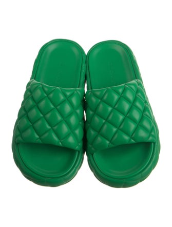 Bottega Veneta Leather Slides