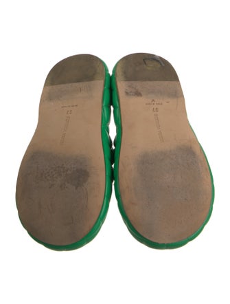 Bottega Veneta Leather Slides