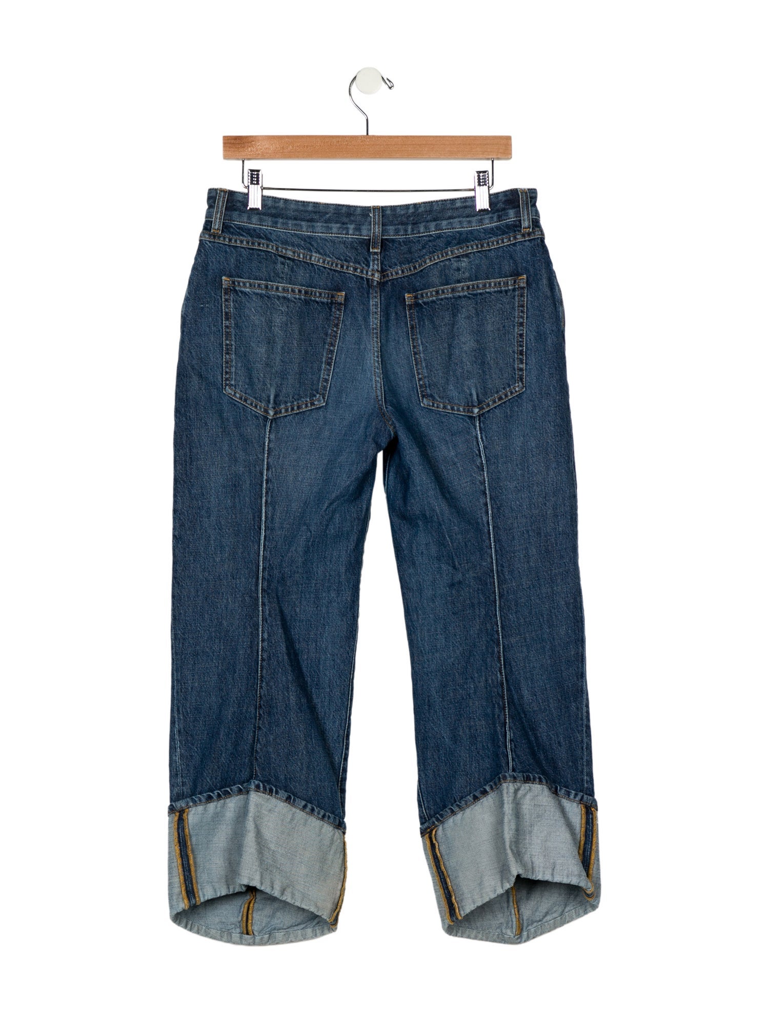 Bottega Veneta Mid-Rise Wide Leg Jeans