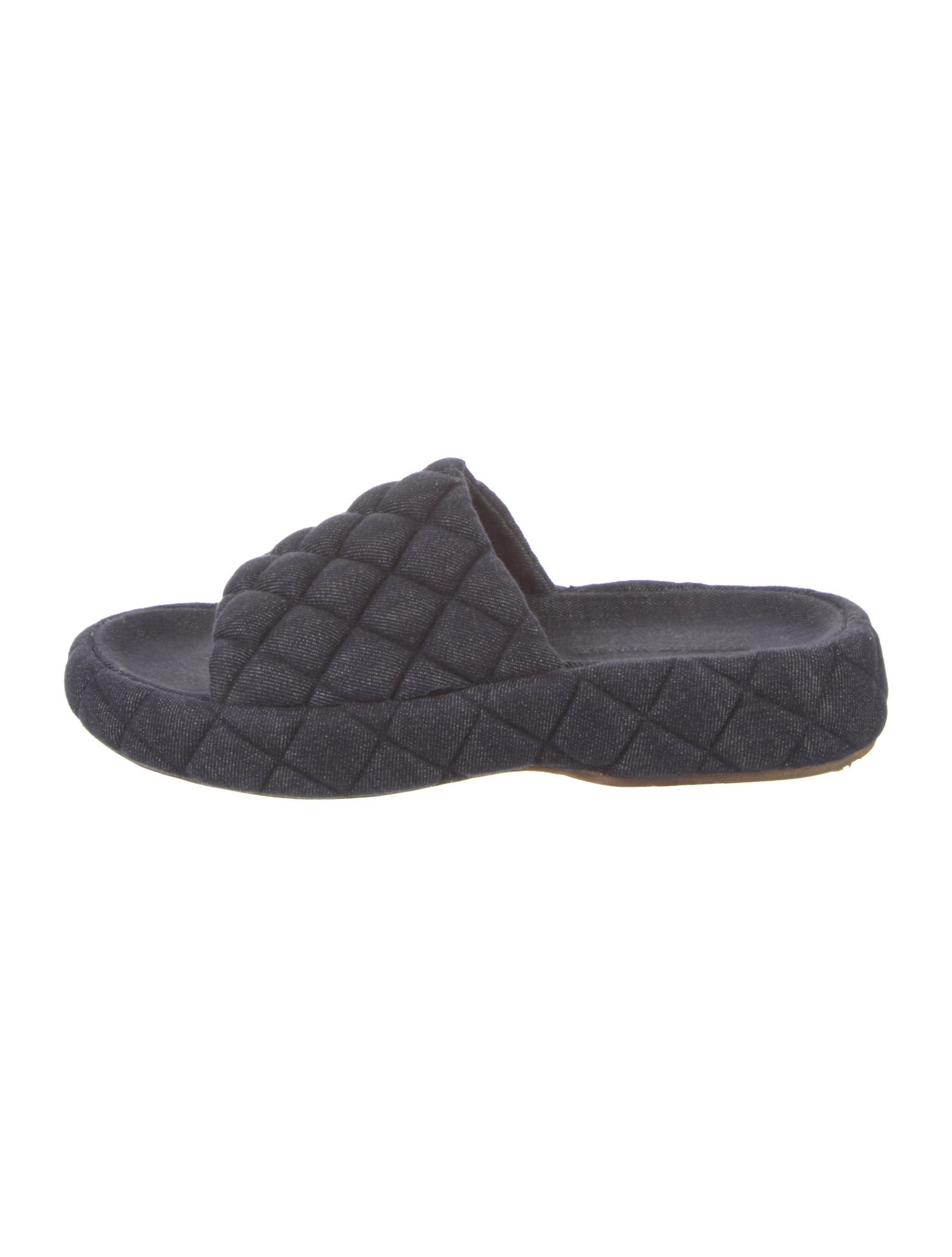 Bottega Veneta Denim Slides
