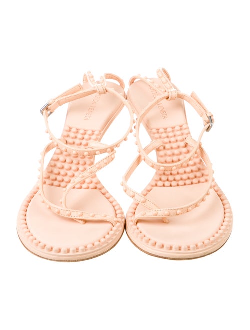 Bottega Veneta Leather Studded Accents Sandals