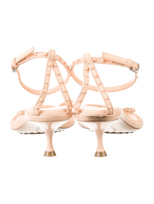 Bottega Veneta Leather Studded Accents Sandals