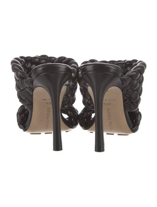 Bottega Veneta Intrecciato Weave Leather Slides