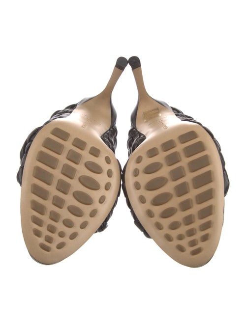 Bottega Veneta Intrecciato Weave Leather Slides
