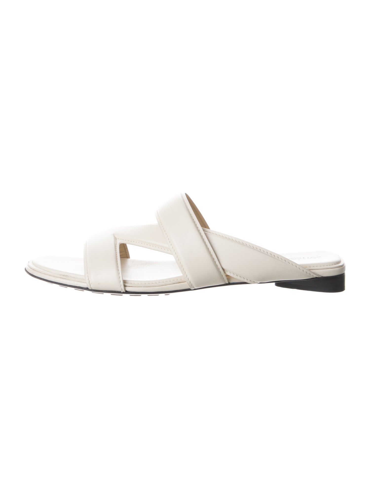 Bottega Veneta Leather Slides
