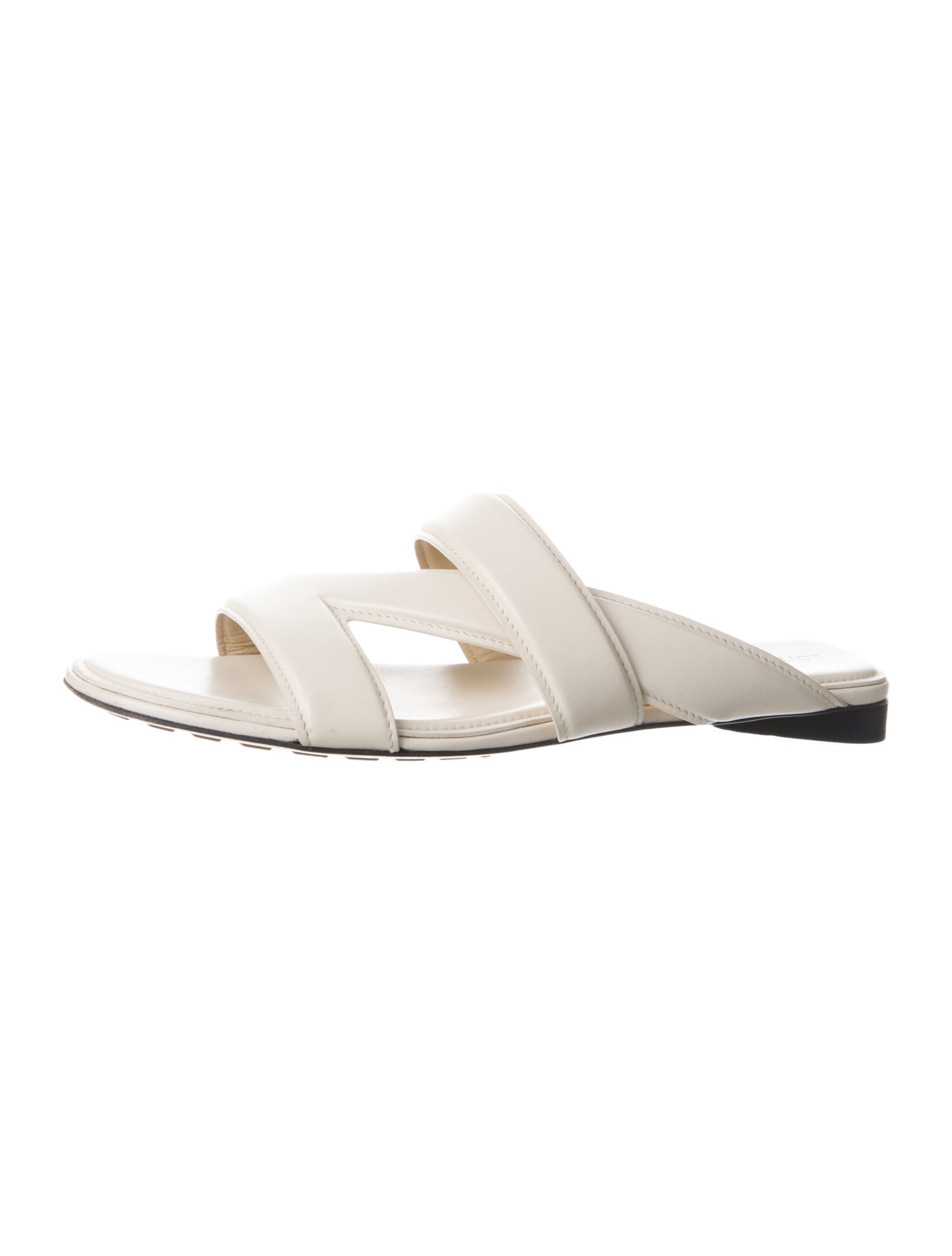 Bottega Veneta Leather Slides