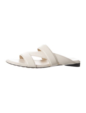 Bottega Veneta Leather Slides
