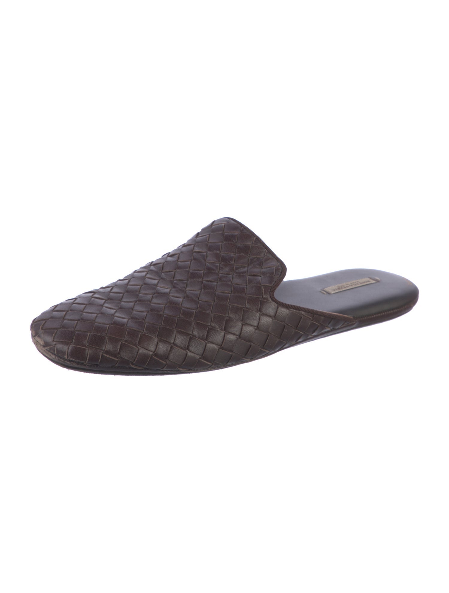 Bottega Veneta Intrecciato Weave Leather Mules