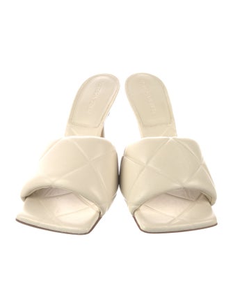 Bottega Veneta Intrecciato Weave Leather Slides