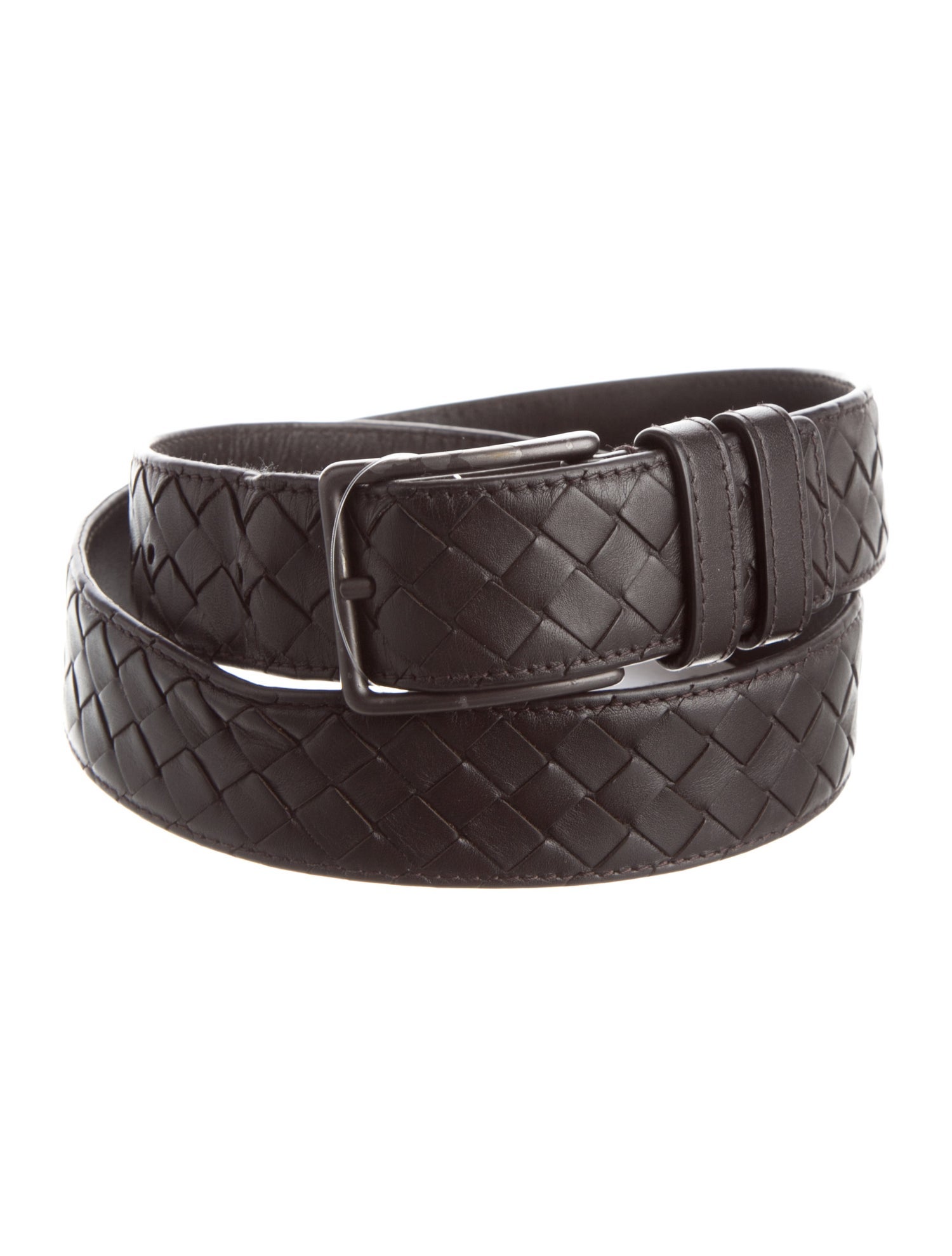 Bottega Veneta Intrecciato Weave Leather Belt