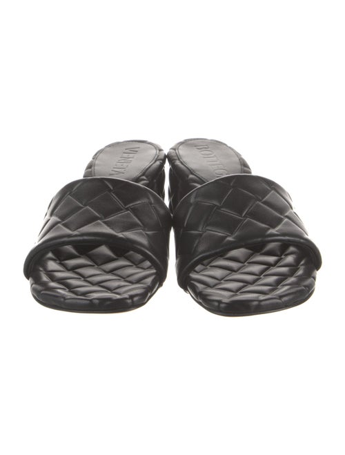 Bottega Veneta Intrecciato Weave Leather Slides
