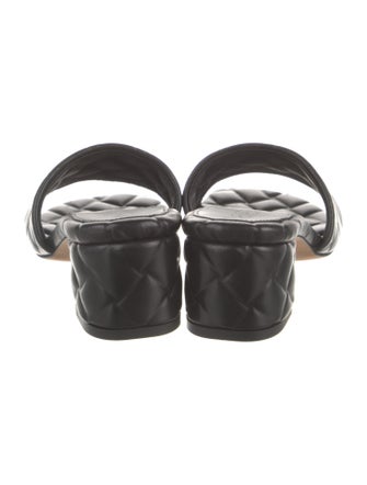 Bottega Veneta Intrecciato Weave Leather Slides