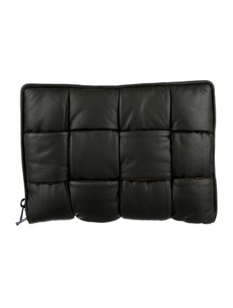 Bottega Veneta leather laptop case