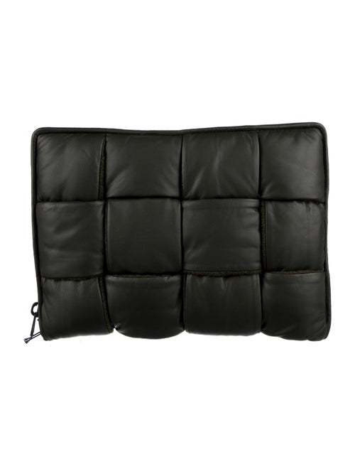 Bottega Veneta leather laptop case