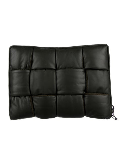 Bottega Veneta leather laptop case
