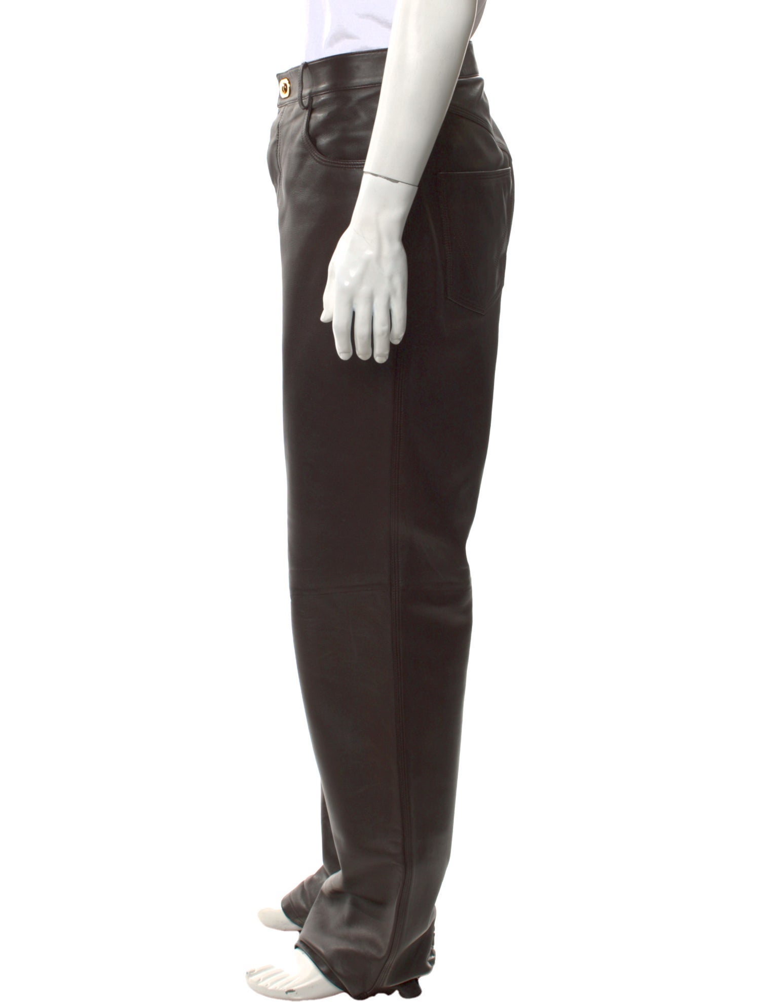 Bottega Veneta Lamb Leather Chinos