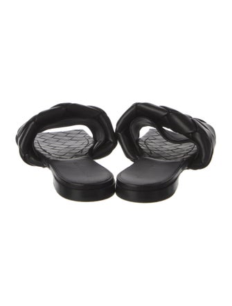 Bottega Veneta Intrecciato Weave Leather Slides