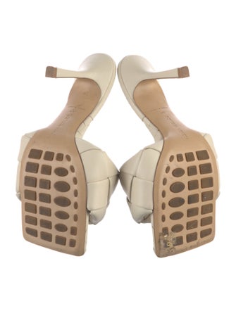 Bottega Veneta Intrecciato Weave Leather Slides