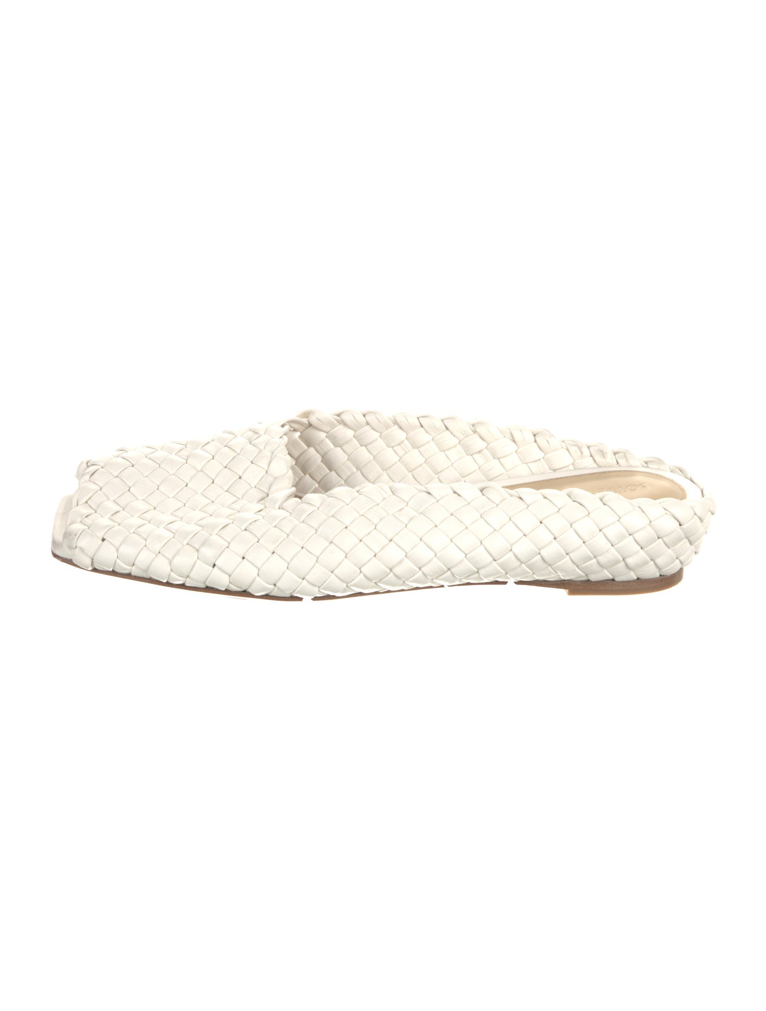 Bottega Veneta Intrecciato Weave Leather Flats