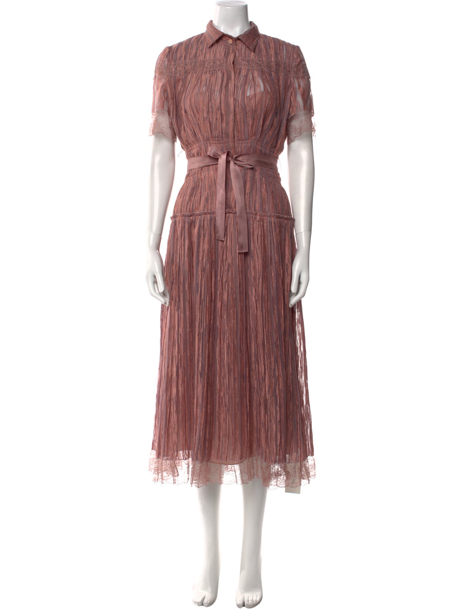 Bottega Veneta Silk Midi Length Dress