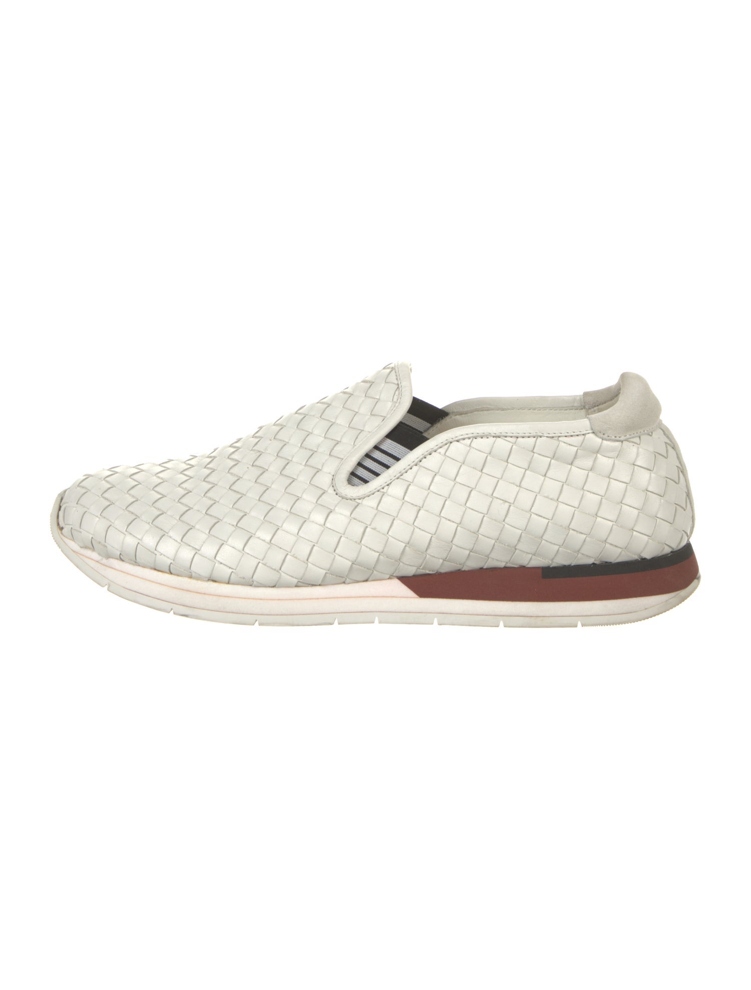 Bottega Veneta Intrecciato Weave Leather Sneakers