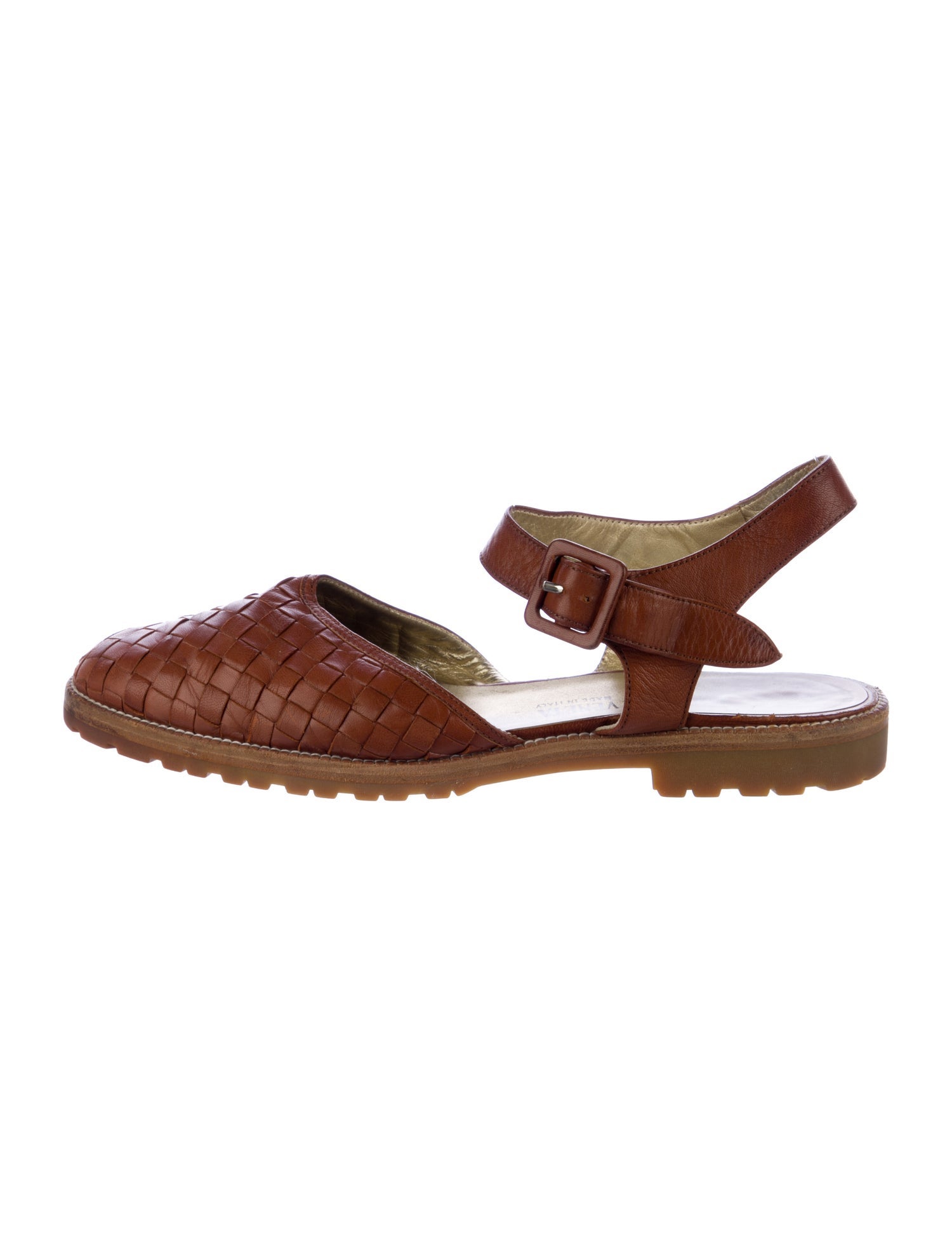 Bottega Veneta Vintage Intrecciato Weave Slingback Flats