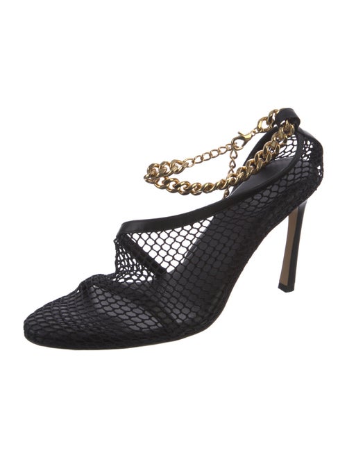 Bottega Veneta Mesh Mesh Accents Sandals