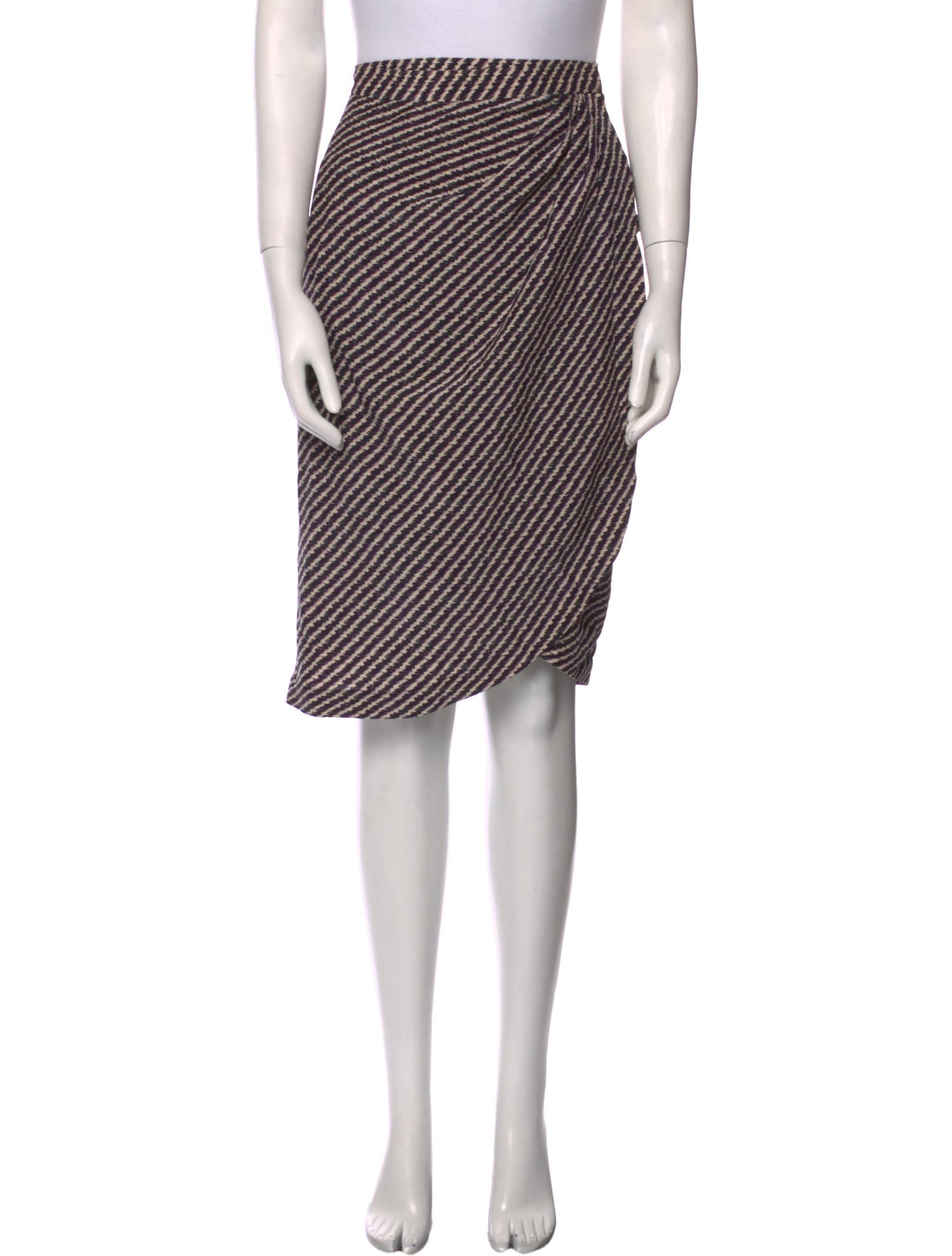 Bottega Veneta Silk Knee-Length Skirt